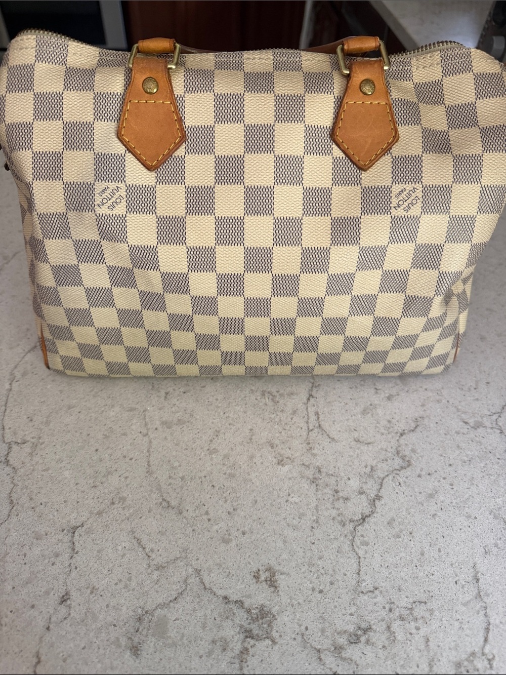 Louis Vuitton Speedy 30 Damier Azure